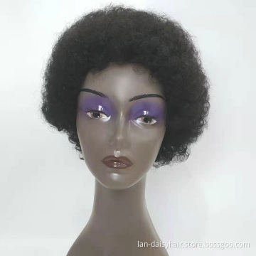 Most Popular Hair Texture for black women Rich Production Experience  None Lace Human Hair Wigs
